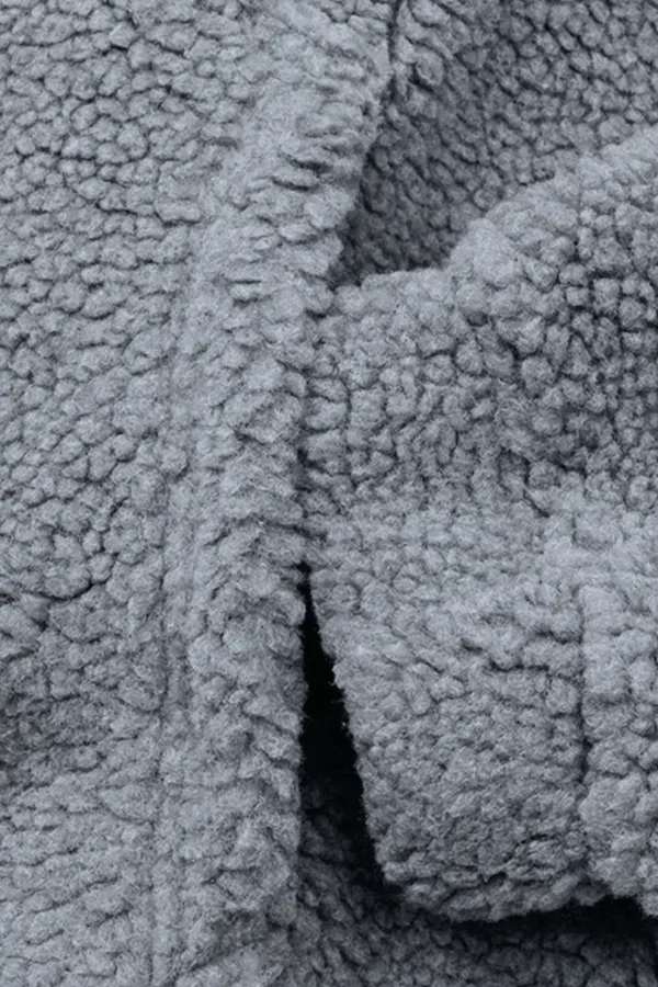 Sweat à capuche en polaire sherpa doublé en peau d'agneau pour homme Genius Store SHERPA-KAP