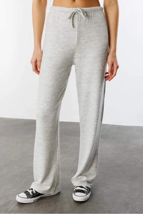 Soft Loose Knit Women's Trousers KNITTED-TROUSERS