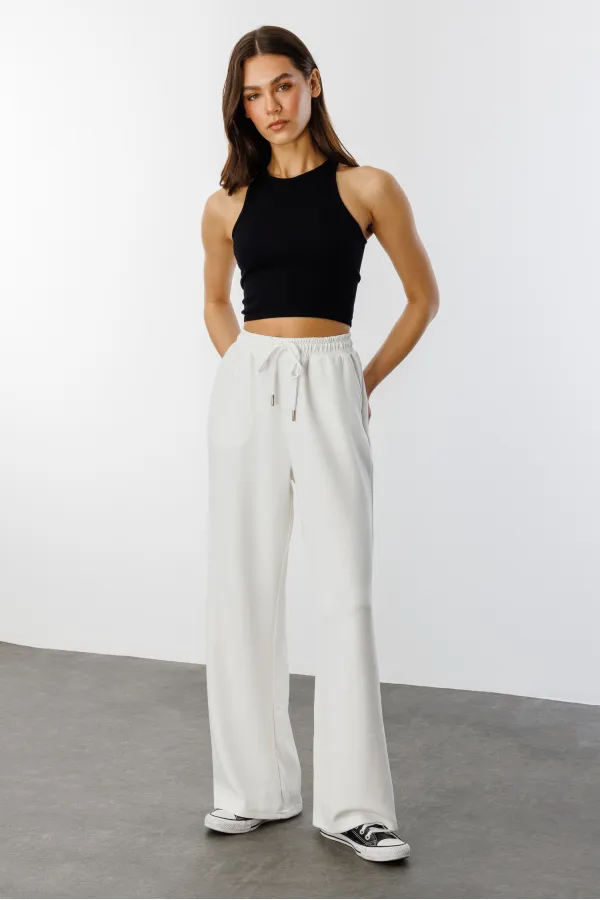 Pantalon de survêtement large en modal pour femme MODAL-SWEATHERS