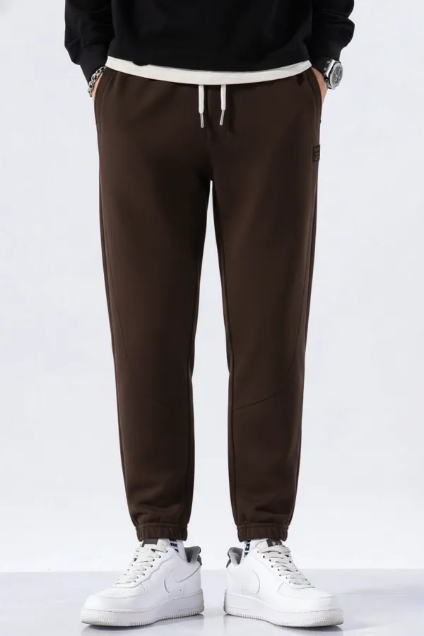 Genıus Store Erkek Eşofman İçi Polarlı Bağcıklı Bel Jogger Spor Eşofman Altı SPOR-ESF001