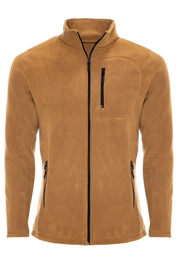 Genıus Store Erkek Polar Tam Fermuarlı 3 Cepli Outdoor Polar Ceket Tactical Flecee POLAR-GNS