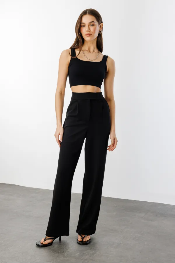 Pantalon palazzo confortable avec ceinture velcro (PANTALON VELCRO)