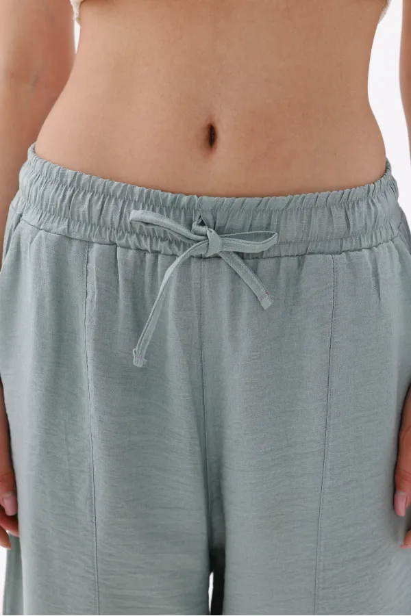 Women's Harem Pants with Pockets, Ayrobin Harem Pants, Adjustable Elastic Waistband, WOMEN'S SHALBAR