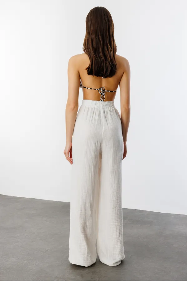 Müslin Palazzo Kadın Pantolon MÜSLİN-PANTOLON