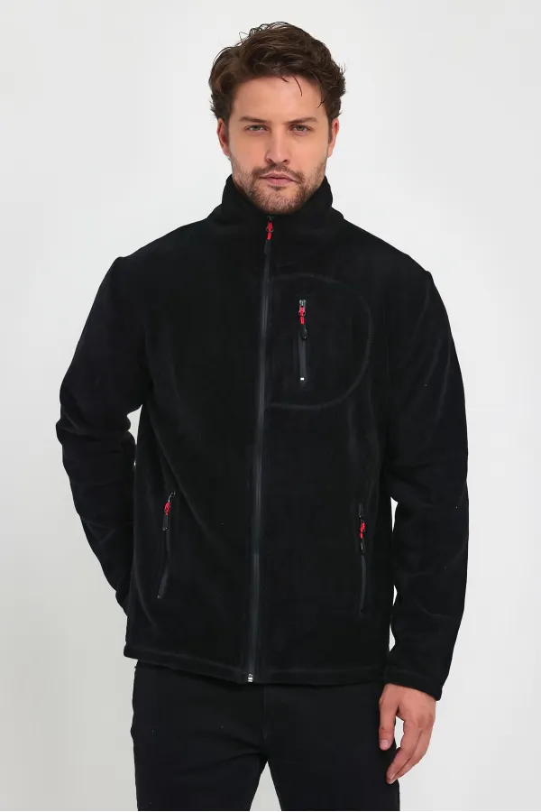 Men's Full Zip 3-Pocket Outdoor Fleece Jacket Tactical Fleece POLAR-GNS