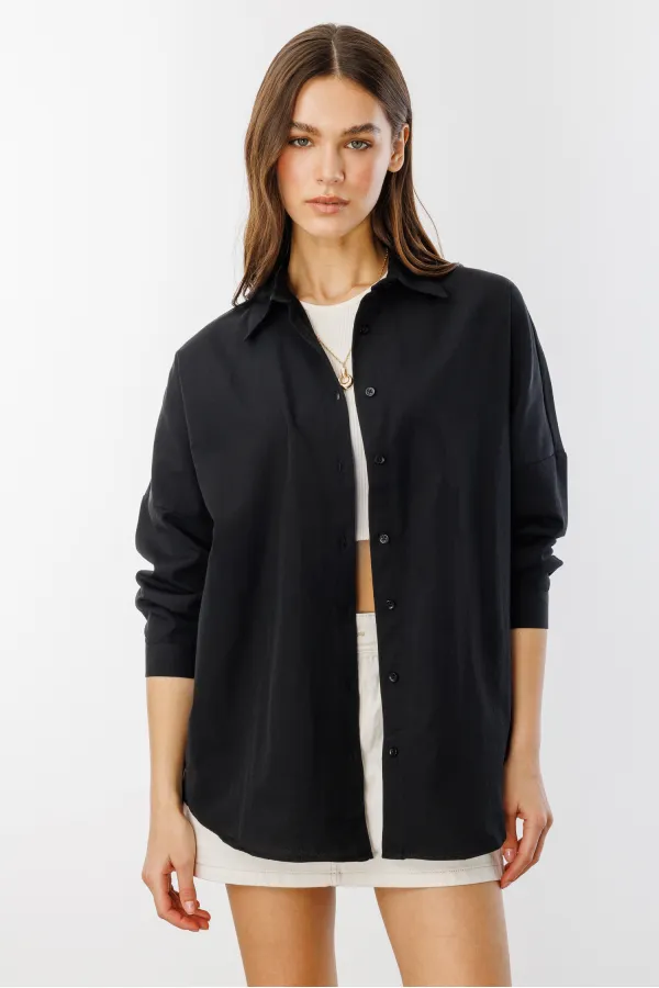 Oversize Basic Women's Shirt WOMEN-BASIC-SHIRT