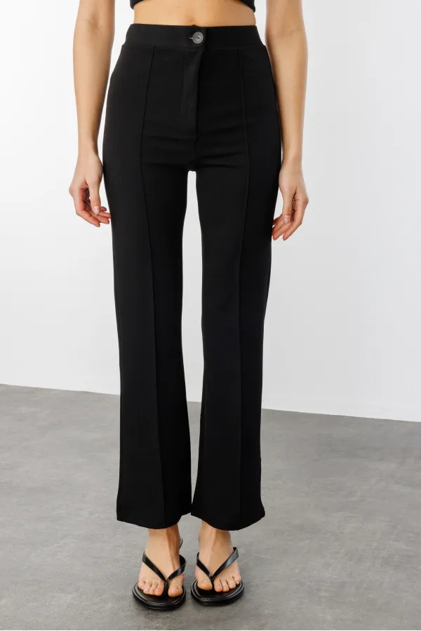 Kadın Yüksek Bel Toparlayıcı Ispanyol Paça Palazzo Pantolon PANTOLON-003