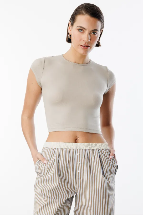 Women's Short-Sleeved Crop T-shirt CROP-T-SHIRT