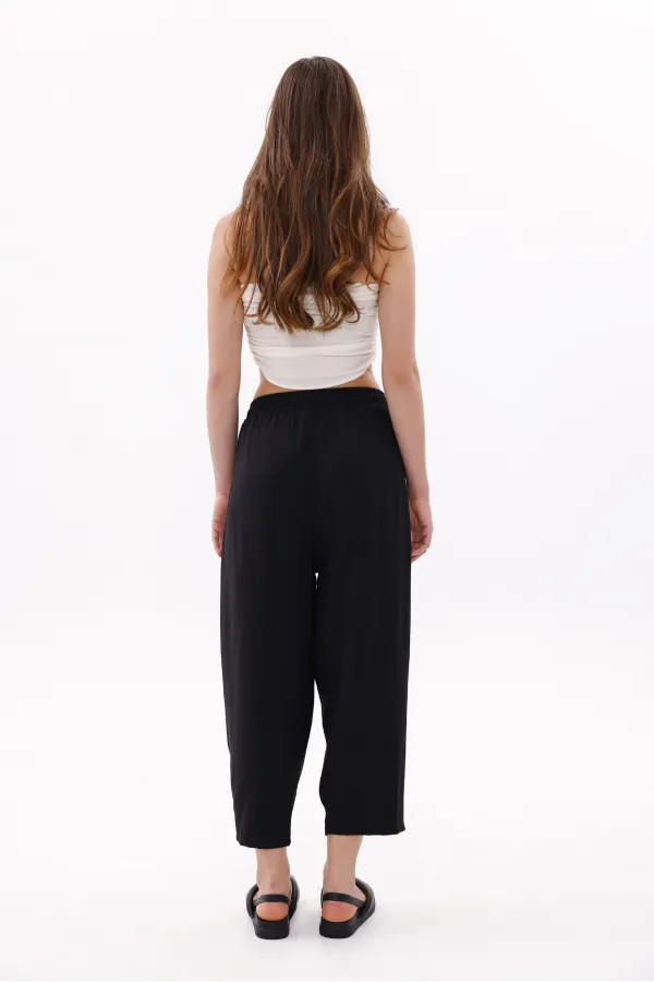 Women's Harem Pants with Pockets, Ayrobin Harem Pants, Adjustable Elastic Waistband, WOMEN'S SHALBAR