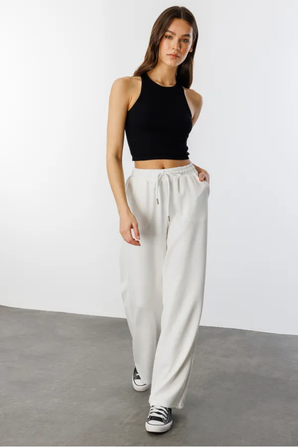 Pantalon de survêtement large en modal pour femme MODAL-SWEATHERS