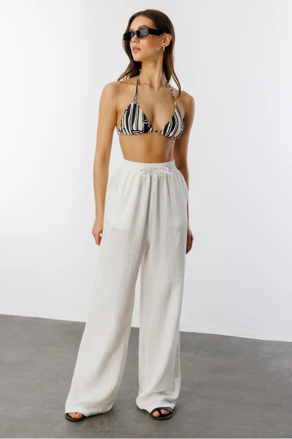 Müslin Palazzo Kadın Pantolon MÜSLİN-PANTOLON