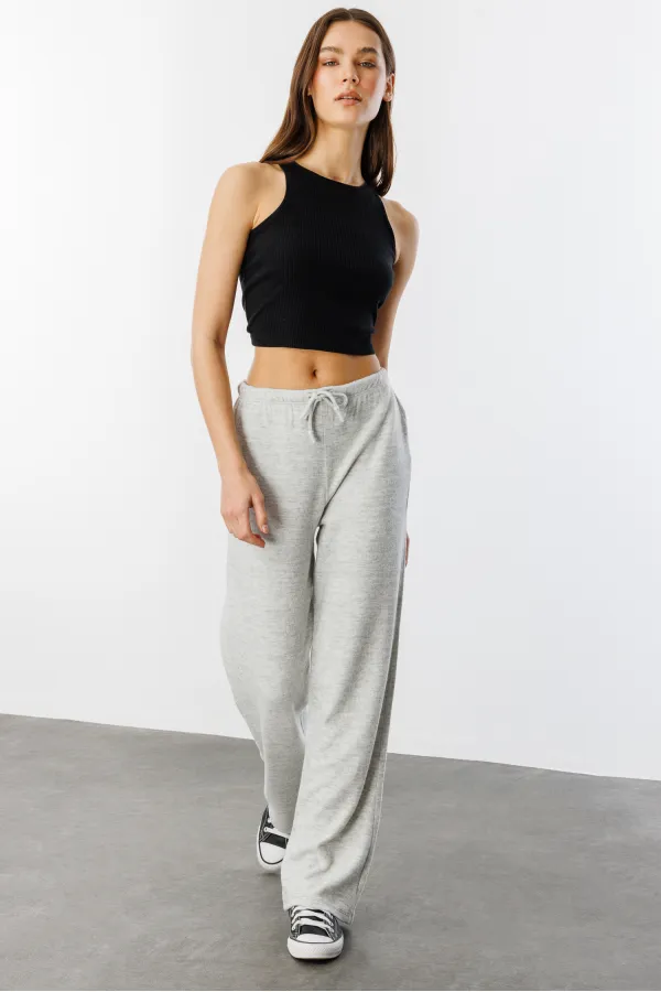 Soft Loose Knit Women's Trousers KNITTED-TROUSERS