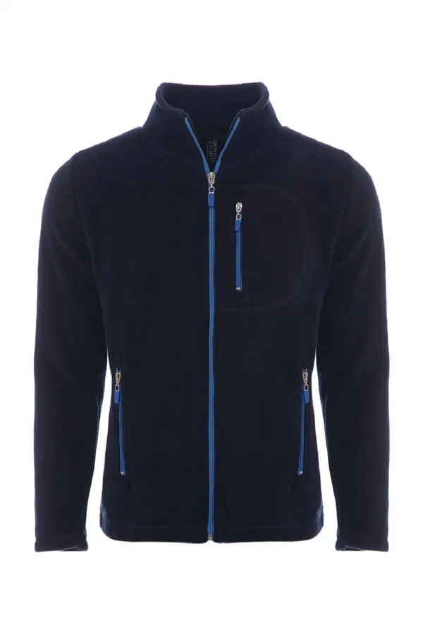 Veste polaire tactique d'extérieur pour homme Genius Store, fermeture éclair intégrale, 3 poches, modèle POLAR-GNS