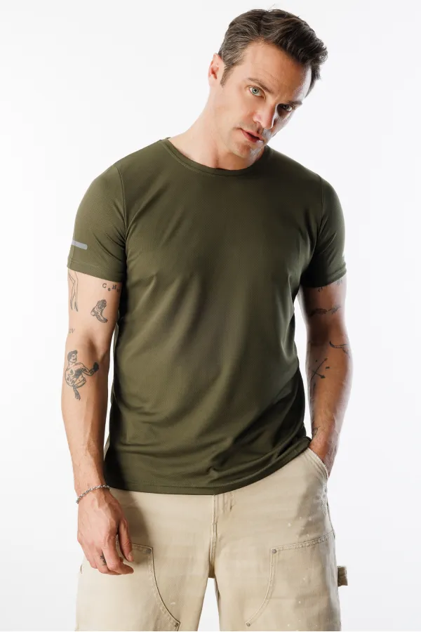 Men's Moisture-Wicking, Quick-Drying Athletic Technical Performance Sports T-shirt DRIFIT-KISAKOLNEW