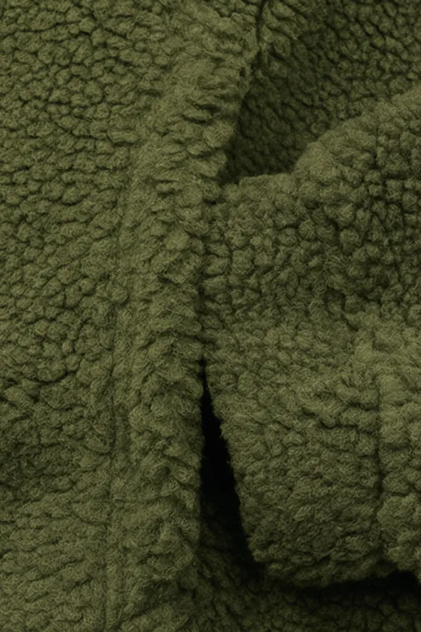 Sweat à capuche en polaire sherpa doublé en peau d'agneau pour homme Genius Store SHERPA-KAP