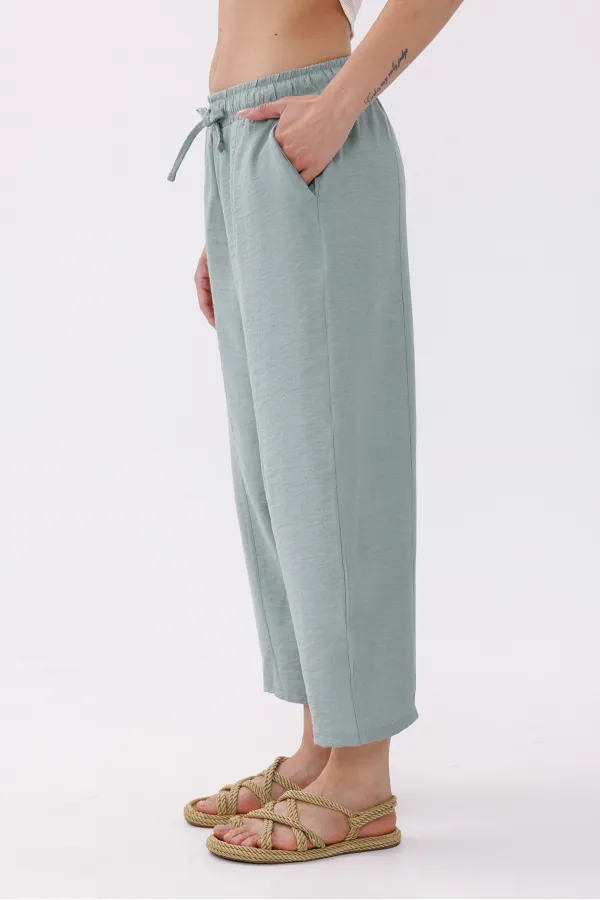 Women's Harem Pants with Pockets, Ayrobin Harem Pants, Adjustable Elastic Waistband, WOMEN'S SHALBAR