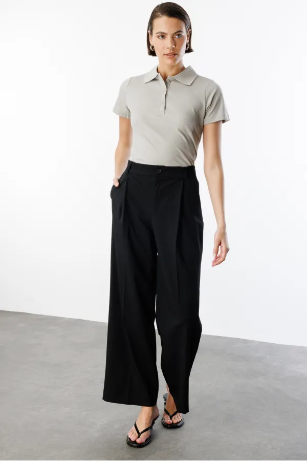 Women's Basic Polo Shirt WOMEN'S-POLO COLLAR