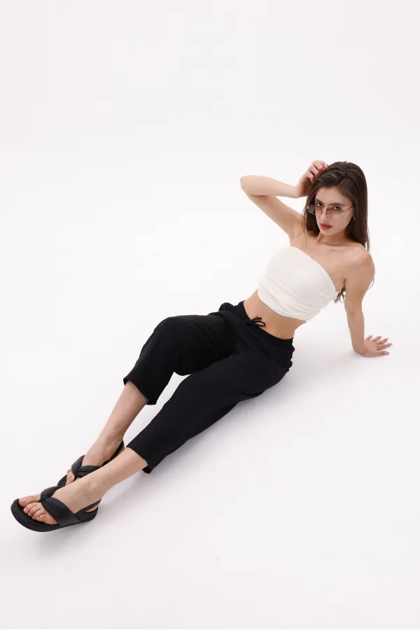 Women's Harem Pants with Pockets, Ayrobin Harem Pants, Adjustable Elastic Waistband, WOMEN'S SHALBAR