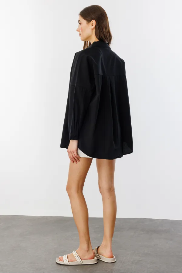 Oversize Basic Women's Shirt WOMEN-BASIC-SHIRT