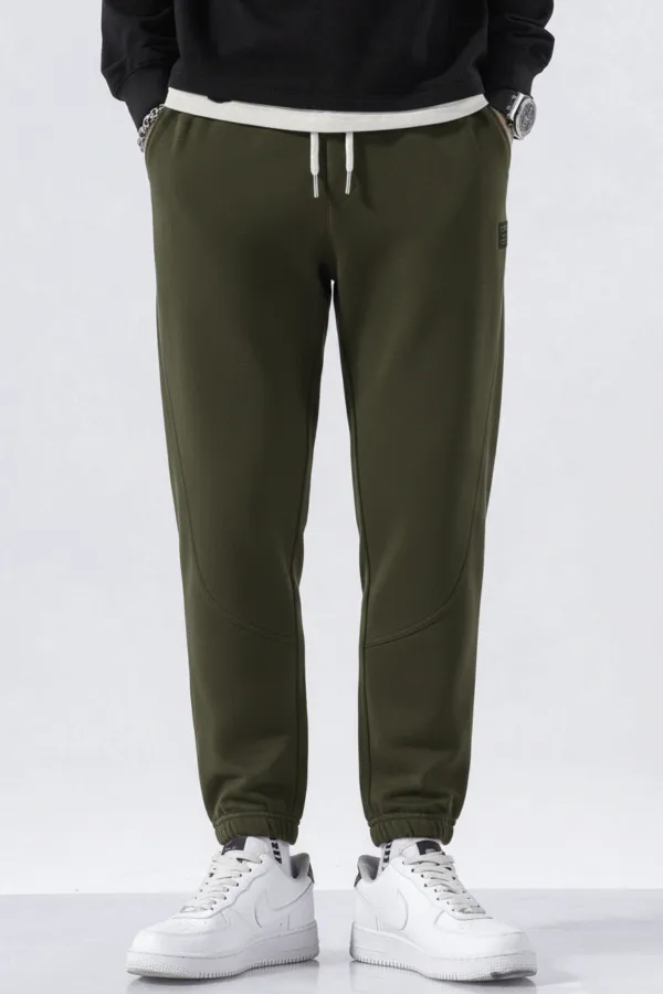 Genıus Store Erkek Eşofman İçi Polarlı Bağcıklı Bel Jogger Spor Eşofman Altı SPOR-ESF001