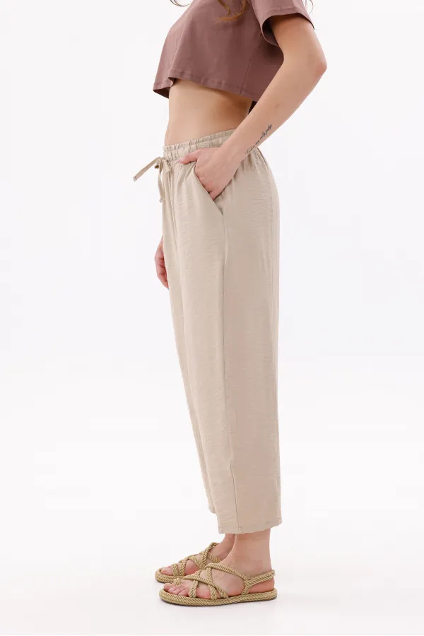 Women's Harem Pants with Pockets, Ayrobin Harem Pants, Adjustable Elastic Waistband, WOMEN'S SHALBAR