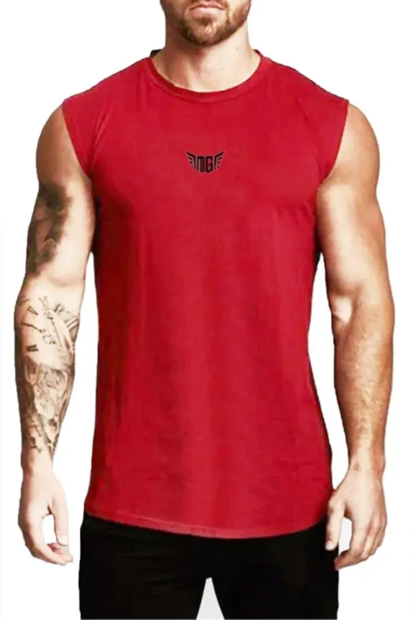 Men's Moisture-Wicking, Quick-Drying, Athletic, Technical Performance, Sleeveless T-shirt MG-ATLET
