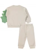 Bebek Takım 0-24 Ay Taş Rengi - Paket