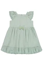 Kız Çocuk Jile ve Elbise 2-5 Yaş Çağla Yeşili - Paket