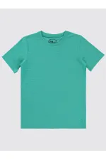T-shirt garçon 10-13 ans, couleur menthe - Emballage