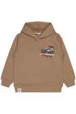 Sweat-shirt garçon marron 6-9 ans - Emballage