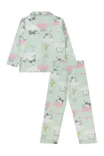 Girls Pajama Set 10-13 Years Old Fresh Mint - Package
