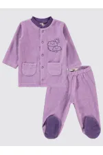 Baby Pajama Set 0-24 Months Lilac - Package