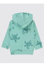 Gilet garçon turquoise 2-5 ans - Emballage