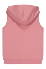 Kız Çocuk Yelek 6-9 Yaş Gül Kurusu - Paket