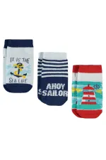 Erkek Çocuk Patik Çorap 2-9 Yaş Standart - Paket