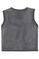 Baby Vest 0-24 Months Dark Gray - Pack