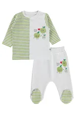 Bebek Pijama Takımı 0-24 Ay Ekru - Paket