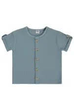 T-shirt bébé 0-24 mois indigo doux - Lot