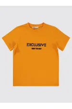 T-shirt garçon 6-9 ans orange clair - Emballage