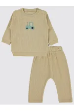 Bebek Takım 0-24 Ay Sütlükahve - Paket