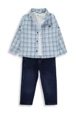 Erkek Çocuk Takım 2-5 Yaş Mavi - Paket
