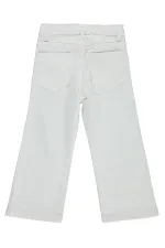 Kız Çocuk Pantolon 2-5 Yaş Kırık Beyaz - Paket