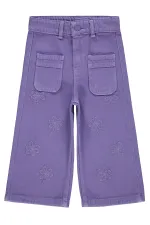 Kız Çocuk Pantolon 2-5 Yaş Mor - Paket