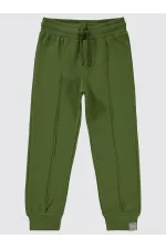 Bas de survêtement garçon 10-13 ans kaki - Lot