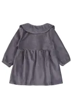 Bebek Jile ve Elbise 0-24 Ay Koyu Gri - Paket