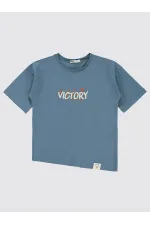 T-shirt garçon 6-9 ans indigo - Emballage