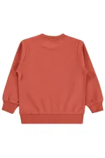 Sweat-shirt garçon Km 2-5 ans Orange foncé - Emballage