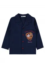 Erkek Çocuk Pijama Takımı 2-5 Yaş Lacivert - Paket
