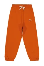 Erkek Çocuk Eşofman Altı 2-5 Yaş Koyu Oranj - Paket