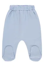 Combinaison bébé simple pour bébé de 0 à 24 mois, bleue - Emballage